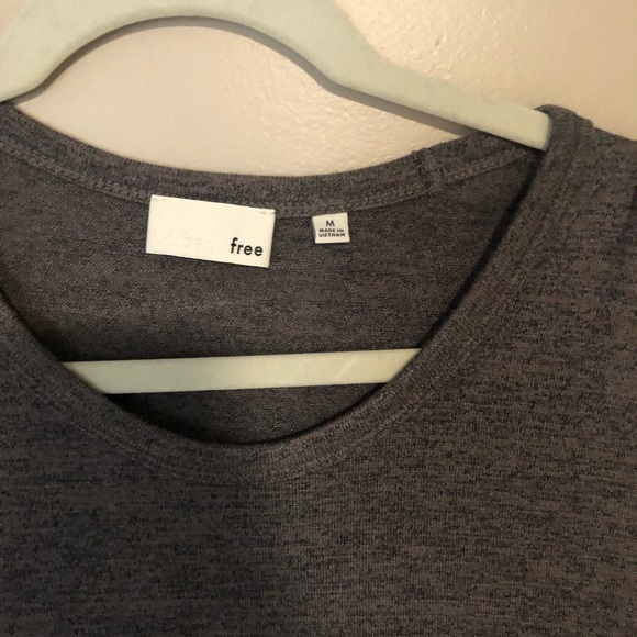 Aritzia Wilfred Free Bruni Dark Grey Bodicon dress Size M - Picture 3 of 5